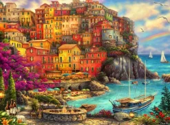 Grafika Chuck Pinson - Chuck Pinson - A Beautiful Day at Cinque Terre* De 2 000 Pièces|De 2 000 Pièces