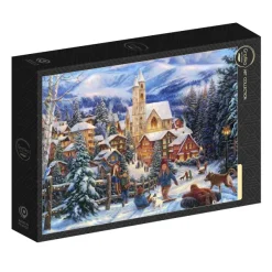 Grafika Chuck Pinson - Chuck Pinson - Sledding To Town*Femme/Enfant Rétros Et Nostalgie|Noël