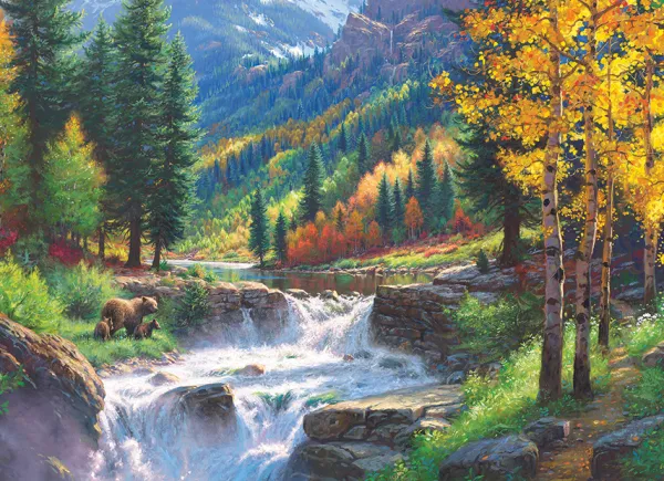 Cobble Hill Chutes d'Ours*Enfant Animaux Sauvages|Montagnes