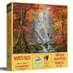 SunsOut Chutes Wapiti* Animaux De La Forêt|Forêts, Fleurs Et Jardins