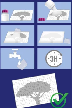 Jig & Puz Colle 120 ml pour 2 Puzzles 1000 Pièces avec Spatule* Accessoires|Accessoires