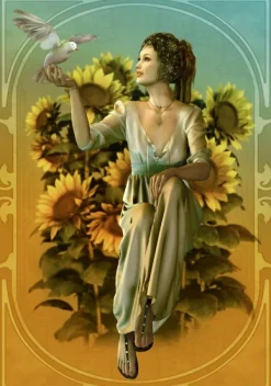 Grafika Colombe de l'Amour*Femme Oiseaux|Hommes Et Femmes