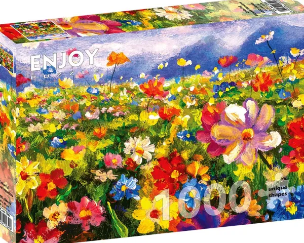 Enjoy Puzzle Colorful Flower Meadow* Forêts, Fleurs Et Jardins|De 1 000 Pièces