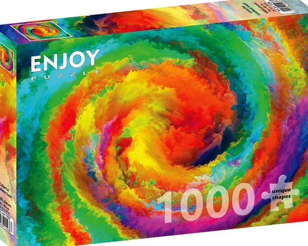 Enjoy Puzzle Colorful Gradient Swirl* Déco Et Objets|Art