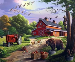 SunsOut Compagnons Du Verger* Animaux De La Forêt|Forêts, Fleurs Et Jardins