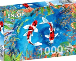 Enjoy Puzzle Continuez à Nager* Animaux Marins|De 1 000 Pièces