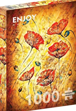 Enjoy Puzzle Coquelicots rouges* Forêts, Fleurs Et Jardins|Art