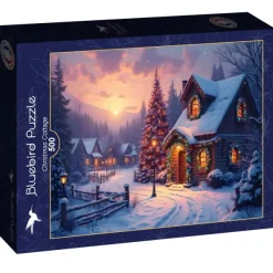 Bluebird Puzzle Cottage à Noël*Femme Noël|Neige