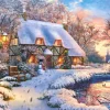 Castorland Cottage d'Hiver*Femme Noël|Neige