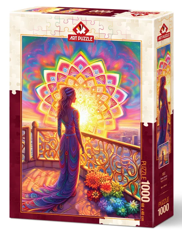 Art Puzzle Coucher de Soleil Divin*Femme Hommes Et Femmes|Anges