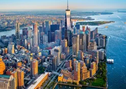 Castorland Coucher de Soleil sur Manhattan* Villes Et Villages|États-Unis Et Canada