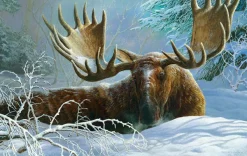 SunsOut Couverture d'Hiver* Animaux De La Forêt|Neige