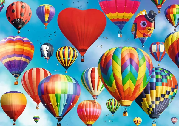 Trefl Crazy Shapes - Colorful Balloons* Pièces Difficiles|Avions Et Objets Volants