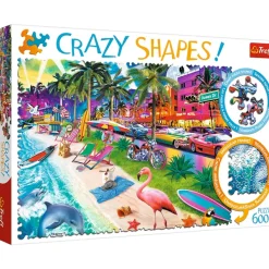 Trefl Crazy Shapes - Plage de Miami* Forme|Voitures, Motos Et Camions