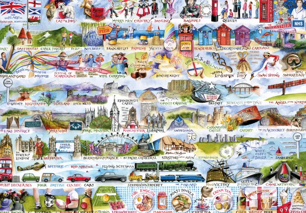 Gibsons Cream Teas & Queuing* De 2 000 Pièces|De 2 000 Pièces