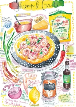 Magnolia Crevettes et Grits* Déco Et Objets|Déco Culinaire