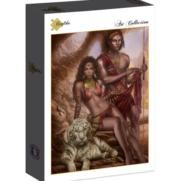 Grafika Cris Ortega - The Time of the Tiger*Femme De 2 000 Pièces|De 2 000 Pièces