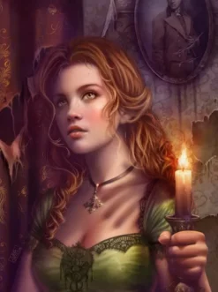 Grafika Cris Ortega - By the Light of a Candle*Femme De 2 000 Pièces|De 2 000 Pièces