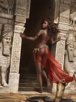 Grafika Cris Ortega - Gates of the Temple*Femme De 2 000 Pièces|De 2 000 Pièces