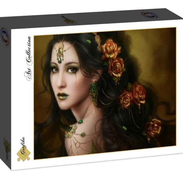 Grafika Cris Ortega - Golden Rose*Femme De 2 000 Pièces|De 2 000 Pièces