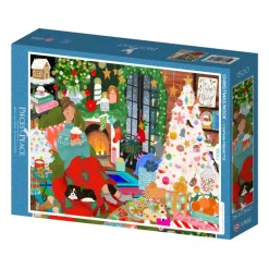 Pieces & Peace Cynthia Frenette - Le Coin de Noël*Femme De 1 500 Pièces|De 1 500 Pièces