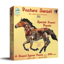 SunsOut Cynthue Fisher/JQ Licensing - Pasture Sunset* Forme|Chevaux