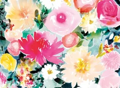 Nathan Dahlias et roses / Marie Boudon (Collection Carte blanche)* Forêts, Fleurs Et Jardins|De 500 À 999 Pièces