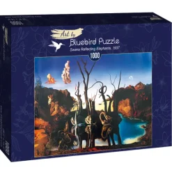 Bluebird Puzzle Dalí Salvador - Salvador Dalí - Swans Reflecting Elephants, 1937* Art|De 1 000 Pièces