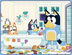 Nathan Dans le Bain avec Bluey*Enfant Dès 4 Ans : 21 À 30 Pièces|À Partir De 4 Ans