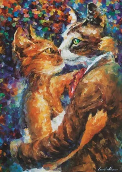 Art Puzzle Danse des Chats Amoureux* Chats|Art