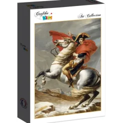 Grafika Kids David Jacques-Louis - Jacques-Louis David: Bonaparte franchissant le Grand Saint-Bernard, 20 mai 1800*Enfant Art|Dès 6 Ans : 50 À 100 Pièces