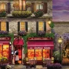 Eurographics David Mc Lean - Restaurant au Chapeau Rouge* Villes Et Villages|De 1 000 Pièces