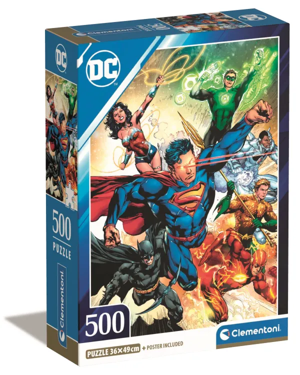 Clementoni DC Comics, Justice League*Enfant Puzzles Pour Enfants|De 500 À 999 Pièces