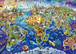 Schmidt Spiele Découvrez notre Monde* Cartes Du Monde|De 1 000 Pièces