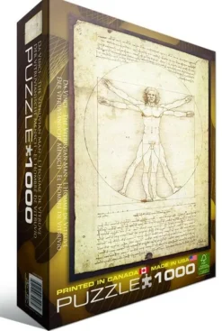 Eurographics De Vinci Léonard - Leonard de Vinci : L'homme de Vitruve* Art|De 1 000 Pièces