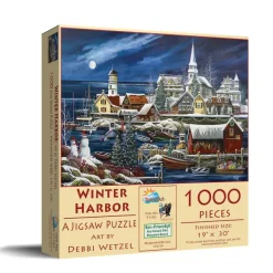 SunsOut Debbi Wetzel - Winter Harbor*Femme Noël|Neige