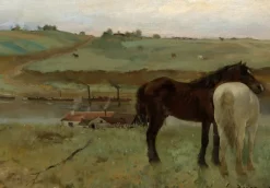 Grafika Kids Degas Edgar - Edgar Degas : Chevaux dans un Pré, 1871*Enfant Art|Dès 6 Ans : 50 À 100 Pièces