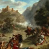 Grafika Delacroix Eugène - Eugène Delacroix : Arabes tiraillés dans les montagnes* De 2 000 Pièces|De 2 000 Pièces