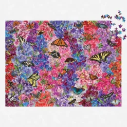 Galison Des Papillons dans les Pois Sucrés - Troy Litten* Forêts, Fleurs Et Jardins|De 1 000 Pièces