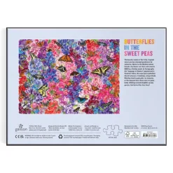 Galison Des Papillons dans les Pois Sucrés - Troy Litten* Forêts, Fleurs Et Jardins|De 1 000 Pièces