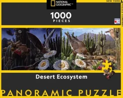 New York Puzzle Company Desert Ecosystem* Panoramique|Oiseaux