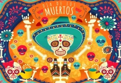 Bluebird Puzzle Dia de los Muertos*Femme Déco Et Objets|Religions Et Mysticisme