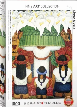 Eurographics Diego Rivera - Flower Festival* Art|De 1 000 Pièces