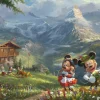 Schmidt Spiele Disney, Mickey et Minnie dans les Alpes*Enfant Puzzles Pour Enfants|De 1 000 Pièces