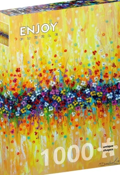 Enjoy Puzzle Délicate Abstraction en Couleurs* Déco Et Objets|Forêts, Fleurs Et Jardins