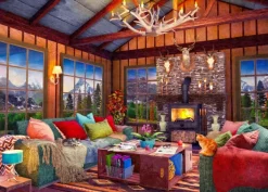 Bluebird Puzzle Dominic Davison - Cabin Holiday Home* De 1 500 Pièces|De 1 500 Pièces