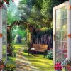 Schmidt Spiele Dominic Davison - Dominic Davison - Vue sur le Jardin Hanté* Forêts, Fleurs Et Jardins|De 1 000 Pièces