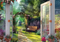 Schmidt Spiele Dominic Davison - Dominic Davison - Vue sur le Jardin Hanté* Forêts, Fleurs Et Jardins|De 1 000 Pièces