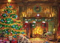 Eurographics Dominic Davison - Dominic Davison - Labradors Festifs - Christmas Time*Femme Chiens|Noël