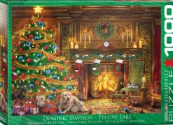 Eurographics Dominic Davison - Dominic Davison - Labradors Festifs - Christmas Time*Femme Chiens|Noël